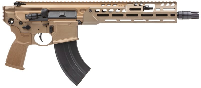 Sig Sauer MCX SPEAR-LT Pistol Coyote Tan 7.62X39 11 Sig Sauer MCX SPEAR-LT Pistol Coyote Tan 7.62X39 11" Barrel 28-Rounds - Image 1